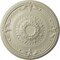 Ekena Millwork Athens Ceiling Medallion (Fits Canopies up to 3 5/8"), Hnd-Painted Clear Yellow, 26 1/4"OD x 3 1/4"P CM27ATCYF - alternate 1